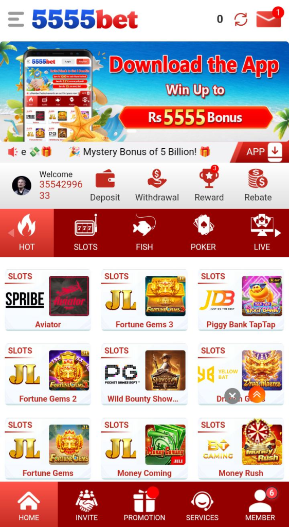 5555bet game